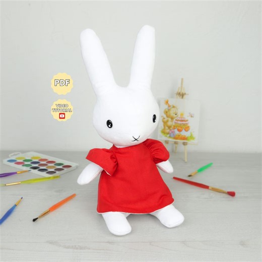 Bunny Sewing Pattern PDF Digital Download Rabbit Toy Plushie Pattern - Etsy