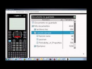 Tutorial de TI-Nspire™ CX CAS Parte 6: Pasar Aplicaciones y Contenidos a la Calculadora