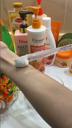 Disaar Vitamin c skin care routine--Lotion and oil#skincareroutine #disaar #brighteningskin