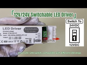 Try this 12V/24V switchable LED driver! Dual voltage free switching! #leddriver #installation #led