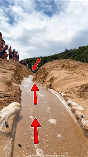 How heavy a toll connecting the river to the sea took on these people. #shortvideo