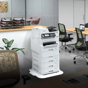 Epson #Inkjet printers provide low-power office printing solutions reducing environmental impact! Heatless Piezo #printing technology allows for up to 80% lower power consumption, and high-capacity ink cartridges for significantly less material usage, decreasing total CO₂ #emissions over the printer’s lifetime. Learn more about how our various #Epson products reduce impact on the #environment here: https://bit.ly/46WH0YU | Epson