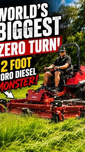Is This the World's Biggest Zero Turn Mower? 🤯