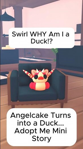 My SSBD Turns into a Rubber Duck! Adopt Me Mini Story! #roblox #adoptme
