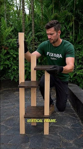 DIY Wooden Shoe Rack Made from Simple Wooden Posts | Easy Space Saving Shoe Organizer Build