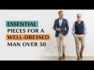 Essential Pieces for a Well-Dressed Man Over 50