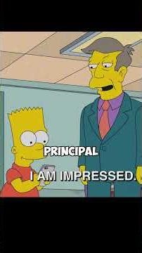 Bart was stopped for swearing while playing the game. #anime #animerecap #TheSimpsons