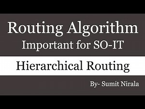 Hierarchical Routing Algorithm