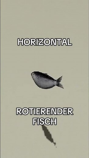 Oh Nein! horizontal rotierenden Fisch