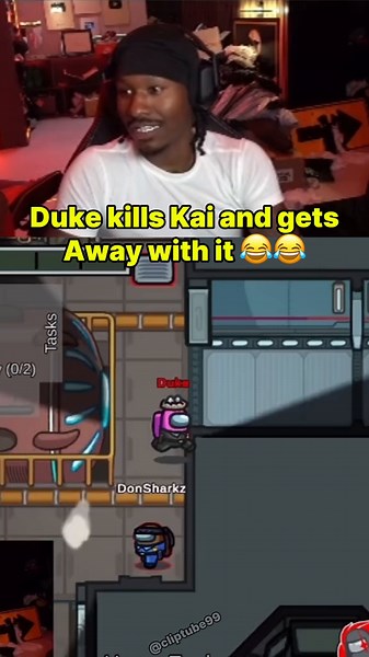 Duke Dennis Playing Among Us Clips