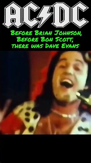 Before Brian Johnson, Before Bon Scott, there was Dave Evans #ACDC #DaveEvans