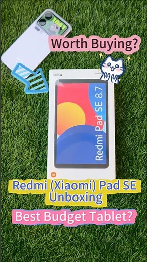 Redmi Pad SE 8.7 (Xiaomi) 🔥 Unboxing and Hands-On Impression! Best-Budget Tablet? 🔥❤️ #Redmipad