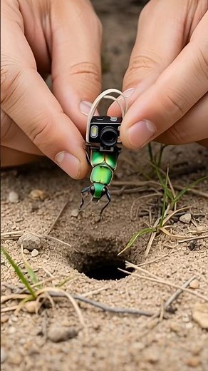 Tiger Beetle POV: Inside a Hidden Underground Insect Colony | Micro Camera Documentary