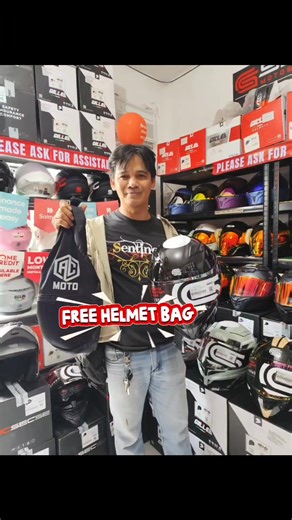 LEGIT ‼️‼️‼️💯💯💯 FREE HELMET BAG 🔥🔥🔥 sugod na mga boss habng meron pa 👌👌 ‼️‼️ SALE ‼️ SALE ‼️‼️ 🤸🤸 LETSSS GOOO 🤸🤸 🚨AC MOTO PROMO ALERT🚨📣 🌟GRAB YOURS NOW‼️ 👉FIRST 30 CUSTOMERS TO PURCHASE A SEC MODULAR HELMET 👉GETS A FREE AC MOTO HELMET BAG🤩🤩🔥🔥 👉LIMITED SLOTS ONLY‼️ until OCTOBER 31 ‼️‼️ 🌟 CASH OR INSTALLMENT AVAILABLE 💸🔥 VIA👉➡️ CREDIT CARD➡️ HOME CREDIT ➡️SALMON FINANCING JUST VISIT OUR SHOP WITH 1VALID ID AND 10% DOWN PAYMENT📍 🌟CASH PAYMENT OPTIONS: ➡️GCASH➡️MAYA PAY