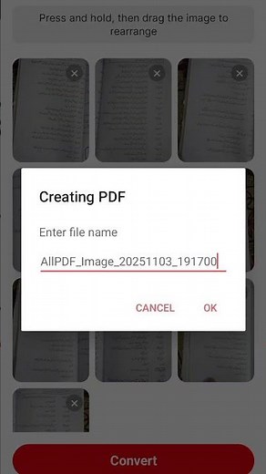 How to convert image to pdf