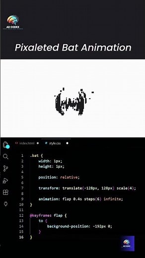 This CSS trick brings pixel art to life 🎨 #cssanimation #pixelart #dev