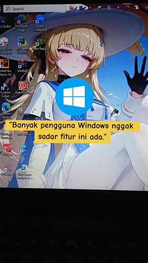 banyak pengguna windows nggak sadar fitur ini ada #tips #windows
