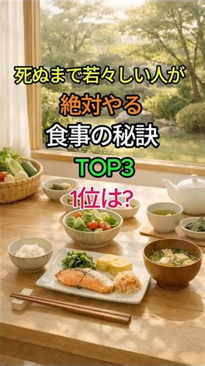 🍎Top 3 Dietary Secrets of People in Their 70s Who Stay Youthful Until the End ✨