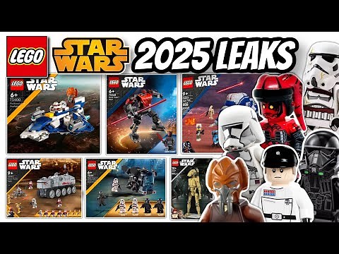 NEW LEGO Star Wars 2025 LEAKS – Huge Summer Set Reveals + July Wave!