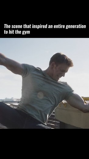 Cinema Encyclopedia on Instagram: "Chris Evans injured his arm muscles while filming the iconic shot of Captain America holding back a helicopter with his hands. Evans said, “That shot is a little bit of bicep 🌽orn. ‘Zoom in on the biceps’, that’s what the script said. Kevin Feige didn’t airbrush my biceps, that’s me. It’s not a utilitarian shot, it’s a shot where you’re trying to look heroic. That position (of holding the helicopter with one hand and the ledge with another) is actually a very