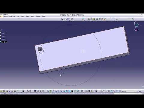 3D Modeling a Rectangular Part in CATIA V5R20 | Sketch, Pad, and Rectangular Pattern Tutorial