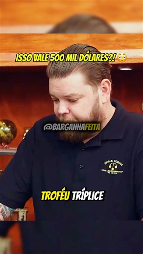 500 MIL dólares nesse troféu?! 😳 | Trato Feito #shorts