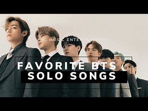 RANKING BTS SOLO SONGS 2020