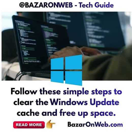Follow these simple steps to clear the Windows Update cache and free up space
