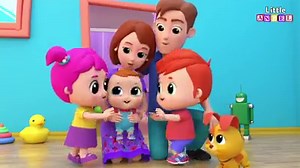 3.8M views · 34K reactions | Bebé Juan aprende los diferentes colores con la ayuda de este hermoso Tren de Colores. Papi y toda la familia le ayudarán a encontrar un objeto de cada color y colocarlo sobre el tren. ¡Tú puedes jugar también, busca un objeto de cada color que menciona la canción! ¡Aprende y disfruta con todas nuestras divertidas canciones para niños en 3D! #littleangel #littleangelespañol #bebejuan | Little Angel - Español | Facebook