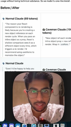 75% fewer Claude tokens with one command #ai #claude #shorts
