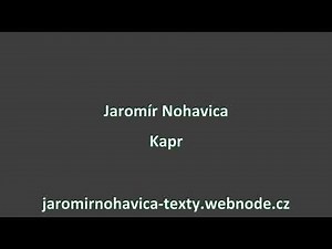 Kapr :: Jaromír Nohavica - texty