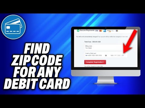 How To Find Zip Code For Any Debit Card - Easy Fix