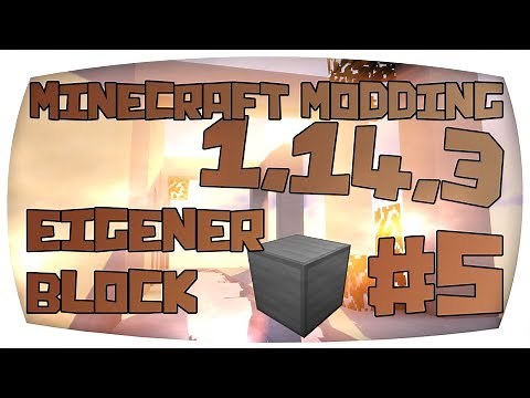 Minecraft Modding 1.14.3 #5 Eigener Block erstellen [4K/Deutsch]