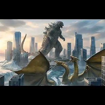 GODZILLA VS KING GHIDORAH | Eternal Rivalry (Cinematic MonsterVerse) #shorts #godzilla