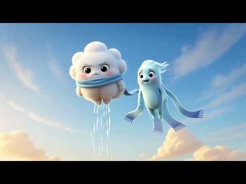 The Little White Cloud’s Adventure | English #learnenglish #english #englishforbeginners