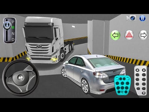 New Lexus Sedan car Stuck in Parking Garage - 3D Driving Class - Car Game 3D Driving Class 2026