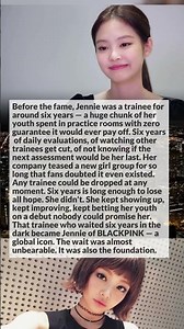 What Happened When Jennie Trained for Six Years Not Knowing If She'd Ever Debut