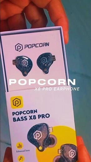 POPCORN BASS X8 PRO EARPHONE WIRED TYPE-C & 3.5MM