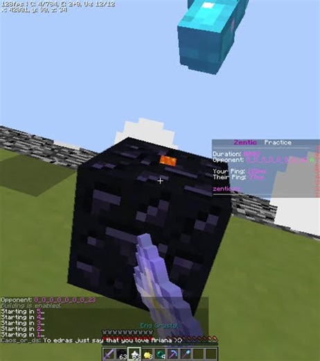 bro lagged so bad.. #minecraft #shortvideo #shorts