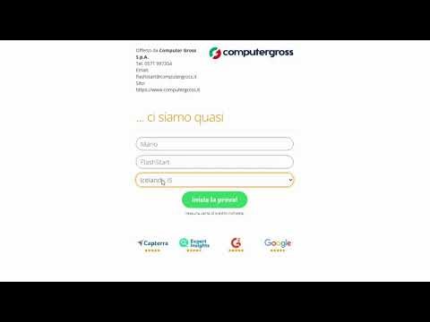 🎥 Tutorial FlashStart – Attivazione con PIN (Computer Gross)