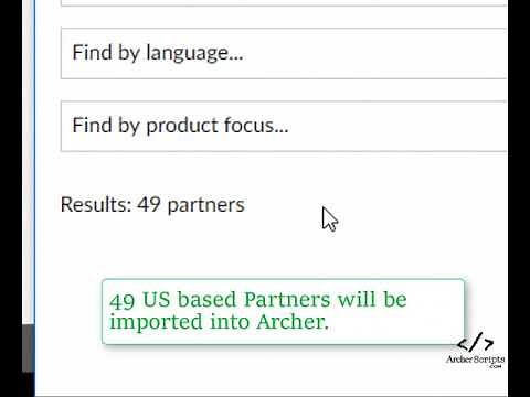Extract Data From Websites into Archer Using Javascript Transporter Feed