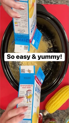 Crockpot loaded cornbread is delicious 🌽 #corn #cooking #easyrecipe #yummyfood | Kyle & Mistie Knight