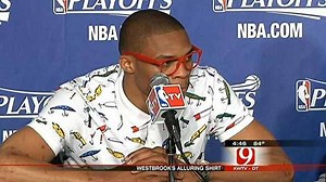 Russell Westbrook Makes Unique Fashion Statement