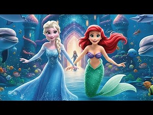 🪅 Frozen & The Little Mermaid: Elsa & Ariel's Magical Ocean Adventure