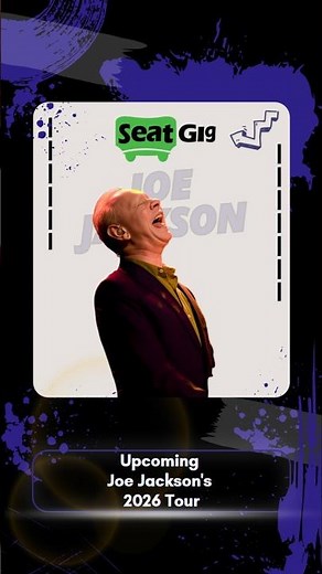 🎹 Joe Jackson Live Tour 2026! 🎹
