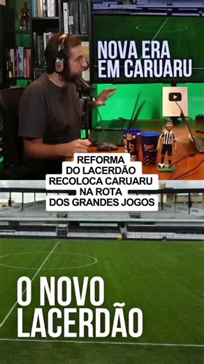 Fred Figueiroa e Cassio Zirpoli comentam a reforma histórica do Lacerdão, casa do Central!Com novo gramado e iluminação em LED, o estádio volta ao mapa dos grandes jogos!Confira a análise completa sobre a reforma do Lacerdão no canal do @podcast45 no Youtube e nos aplicativos de podcast.#futebol #futebolpernambucano #futebolbrasileiro #centraldecaruaru