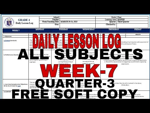 Daily Lesson Log Week-7 Quarter-3