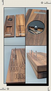 Deluxe Cribbage Board Game CNC Files: Laser Cut 3D Printer Plans - Etsy Canada