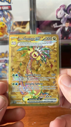 Pokemon Exeggutor #pokemon #surgingsparks #pokemoncollecting #pokemoncards