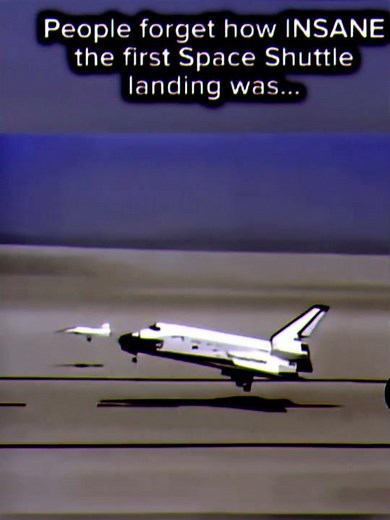 first shuttle landing #shuttle #space #nasa